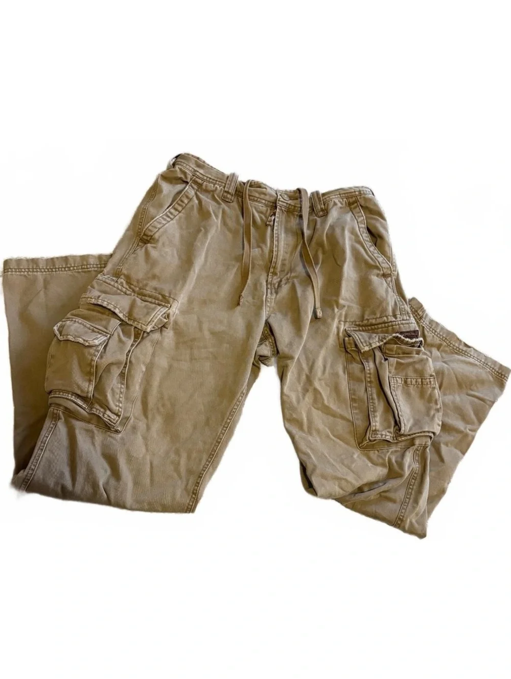 Vtg Y2K 2000s Thick Aeropostale 036 Loose Wide Leg Cargo Pants M 34x34 Grunge